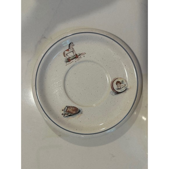 Pfalzkeramik Tea Dessert Set "Nostalgie" Doll Toys Handpainted Speckled Ceramic - Picture 10 of 15